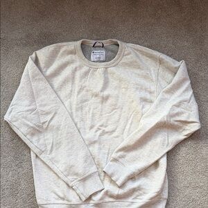 Champion Light Gray Crewneck Sweater